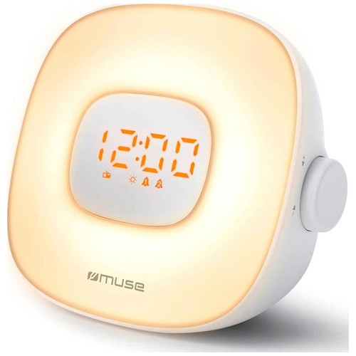 MUSE ML-198 CR WHITE / RADIO DESPERTADOR DE ESTANTERÍA-M09 MUSE ML-198 CR WHITE / RADIO DESPERTADOR DE ESTANTERÍA