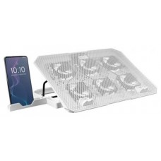 NOTEBOOK COOLER PAD MNBC23 BLANCO MARS GAMING (Espera 4 dias)