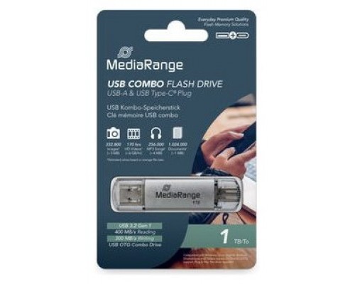 PENDRIVE COMBO 1TB USB 3.2 MEDIARANGE HIGH P.