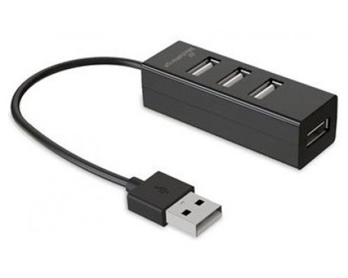 HUB 4 PUERTOS 2.0 MEDIARANGE MRCS502 BLACK