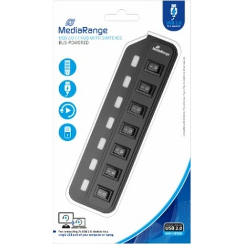 HUB MEDIARANGE USB 2.0 7XUSB 2.0-GK3 HUB MEDIARANGE USB 2.0 7XUSB 2.0