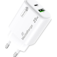 CARGADOR MEDIARANGE DUAL USB-A Y USB-C 25W