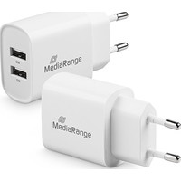 CARGADOR MEDIARANGE DUAL USB-A 12W