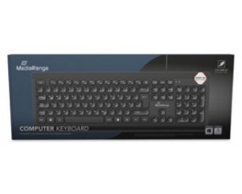 TECLADO MEDIARANGE MROS101 BLACK ES