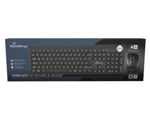 TECLADO + RATON WIRELESS MEDIARANGE MROS104 ES