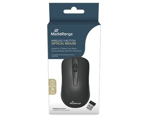 RATON OPTICO MEDIARANGE MROS209 WIRELESS BK-GREY