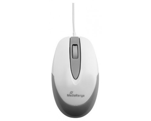 RATON OPTICO MEDIARANGE MROS214 WHITE-GREY