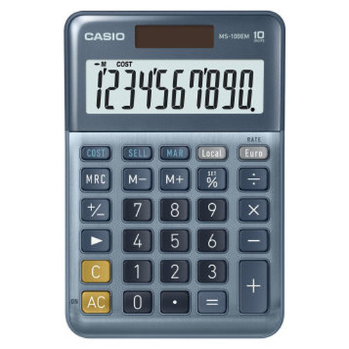 CALCULADORA DE SOBREMESA DE 10 DÍGITOS CASIO MS-100EM (Espera 4 dias)-SX7 CALCULADORA DE SOBREMESA DE 10 DÍGITOS CASIO MS-100EM (Espera 4 dias)