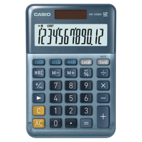 CALCULADORA DE SOBREMESA DE 12 D&Iacute;GITOS CASIO MS-120EM (Espera 4 dias)