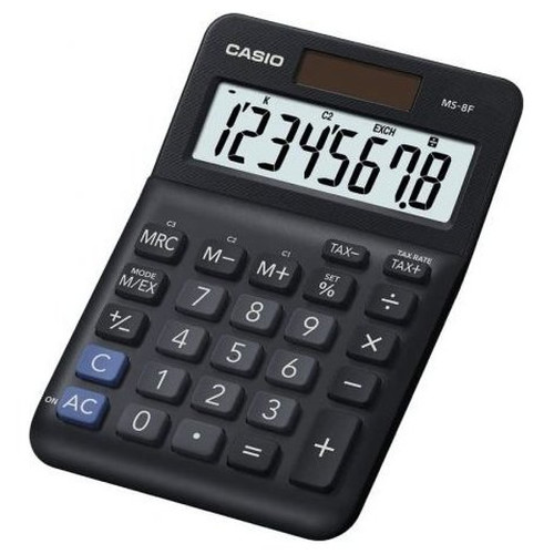 CASIO MS-8F NEGRO / CALCULADORA DE MESA-M03 CASIO MS-8F NEGRO / CALCULADORA DE MESA