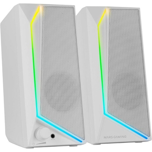 ALTAVOCES 2.0 MARS GAMING MS72W WHITE 15W JACK 3.5mm-DN2 ALTAVOCES 2.0 MARS GAMING MS72W WHITE 15W JACK 3.5mm