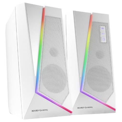 ALTAVOCES 2.0 BLUETOOTH MARS GAMING MS7 WHITE 20W RMS