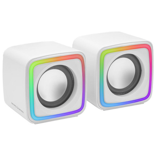 MARS GAMING Altavoces MSCUBE Premium 8W White-IA2 MARS GAMING Altavoces MSCUBE Premium 8W White