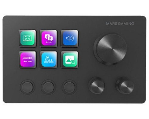 CONTROL DECK SLIM MARS GAMING MSDTWO 6 TECLAS