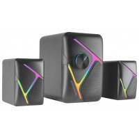 ALTAVOCES 2.1 MARS GAMING RGB DINAMICO 35W 3D SURROUND