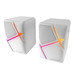 ALTAVOCES 2.0 MARS GAMING MSHW BLANCO 10W ILUMINACION-DN2 ALTAVOCES 2.0 MARS GAMING MSHW BLANCO 10W ILUMINACION