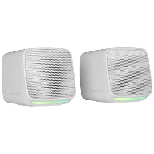 ALTAVOCES 2.0 MARS GAMING MSPROW BLANCO 10W USB + JACK-DN1 ALTAVOCES 2.0 MARS GAMING MSPROW BLANCO 10W USB + JACK