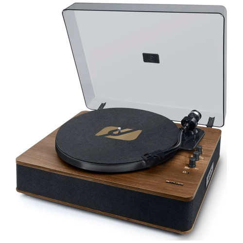 MUSE MT-107BTO WOOD / TOCADISCOS CON ALTAVOCES