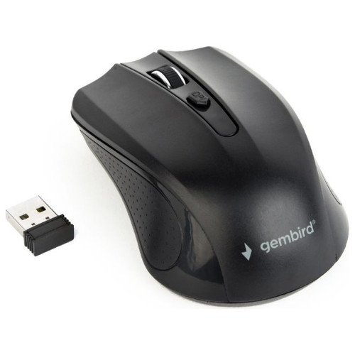 Gembird Ratón Óptico Inalámbrico 1600 DPI Negro-IA1 Gembird Ratón Óptico Inalámbrico 1600 DPI Negro