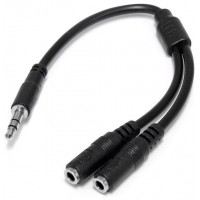 Cable jack 3.5mm startech 0.20m macho - hembra