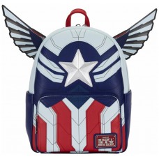 Mini mochila loungefly marvel falcon capitán