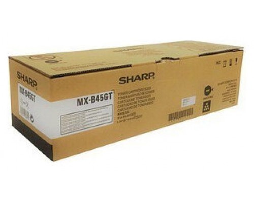 SHARP Toner MXB45GT: MX-B450 B455 B355 Negro