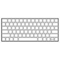 Teclado apple magic keyboard inalambrico touch