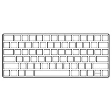 Teclado apple magic keyboard inalambrico touch