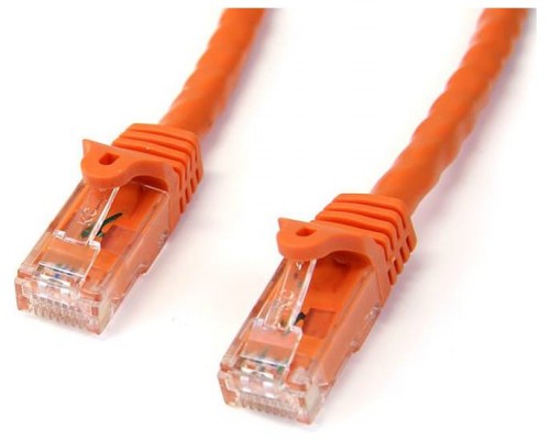STARTECH CABLE RED ETH. CAT6 SNAGLESS 3M NARANJA -