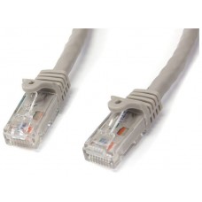 STARTECH CABLE RED ETH. CAT6 SIN ENGANCHE 5M GRIS
