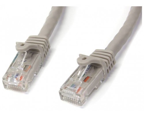 STARTECH CABLE RED ETH. CAT6 SIN ENGANCHE 5M GRIS