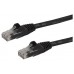 STARTECH CABLE 7,5M CAT6 DE RED NEGRO