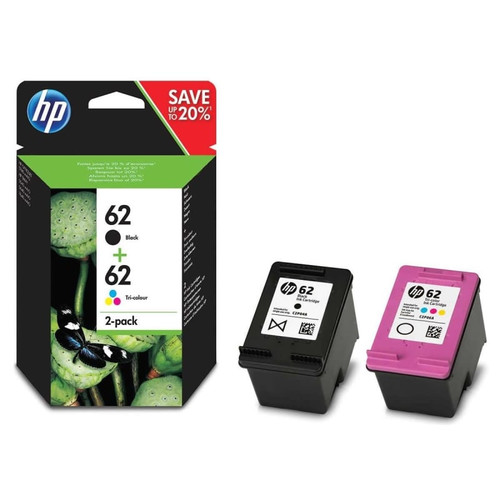 HP 62 CARTUCHO DE TINTA HP62 NEGRO - TRICOLOR (N9J71AE)-MR9 HP 62 CARTUCHO DE TINTA HP62 NEGRO - TRICOLOR (N9J71AE)