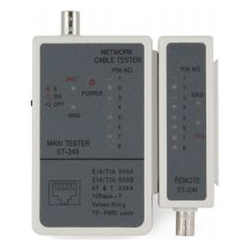 Gembird Probador de cables RJ-45 y RG-58-IA1 Gembird Probador de cables RJ-45 y RG-58