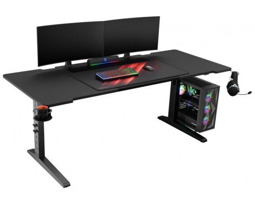 MESA GAMING GENESIS HOLM MODULAR 180 RGB NEGRO 180X75 CM