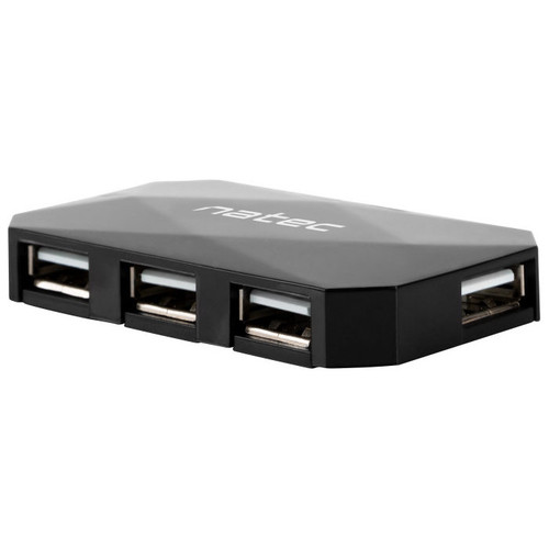 HUB NATEC LOCUST 4 PUERTOS USB 2.0 NEGRO-DI1 HUB NATEC LOCUST 4 PUERTOS USB 2.0 NEGRO