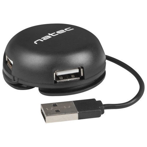 HUB NATEC BUMBLEBEE 4 PUERTOS USB 2.0 NEGRO-DI1 HUB NATEC BUMBLEBEE 4 PUERTOS USB 2.0 NEGRO