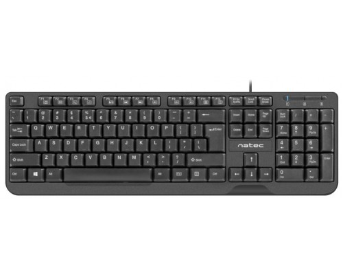 Teclado natec trout slim negro portugues