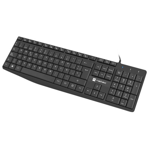 TECLADO NATEC NAUTILUS SLIM LAYOUT USB NEGRO-DI1 TECLADO NATEC NAUTILUS SLIM LAYOUT USB NEGRO