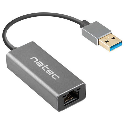 ADAPTADOR NATEC CRICKET USB 3.0 A ETHERNET RJ45 1GB-DI2 ADAPTADOR NATEC CRICKET USB 3.0 A ETHERNET RJ45 1GB