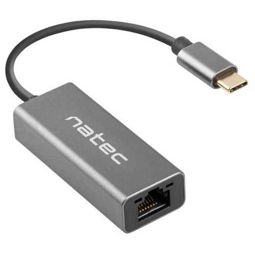 ADAPTADOR NATEC CRICKET USB-C 3.1 A ETHERNET RJ45 1GB-DI2 ADAPTADOR NATEC CRICKET USB-C 3.1 A ETHERNET RJ45 1GB