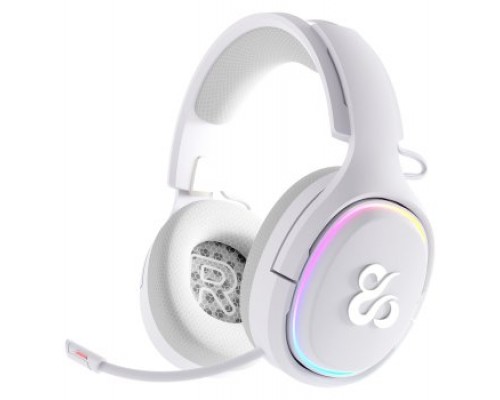 Newskill Gaming NS-HS-ATON-WH auricular y casco Auriculares Inalámbrico y alámbrico Diadema Juego USB Tipo C Bluetooth Blanco