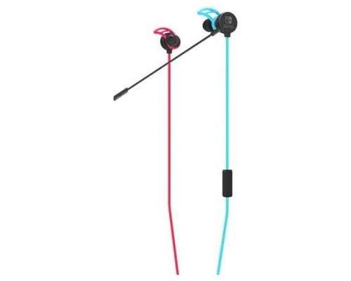 Auriculares hori nintendo switch neon microfono