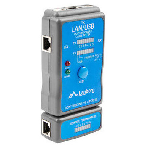Testeador network lanberg nt - 0403 rj45 rj11-MR5 Testeador network lanberg nt - 0403 rj45 rj11