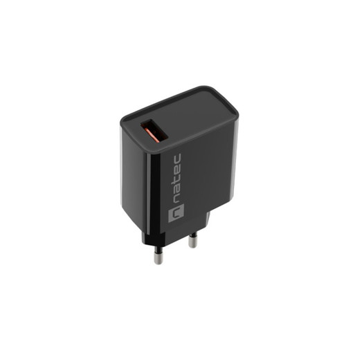 CARGADOR NATEC RIBERA 18W 1XUSB-A QC3.0 NEGRO-DI1 CARGADOR NATEC RIBERA 18W 1XUSB-A QC3.0 NEGRO