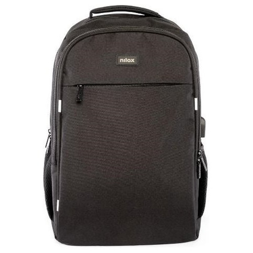 Mochila nilox style 15.6 pulgadas negro-MR11 Mochila nilox style 15.6 pulgadas negro