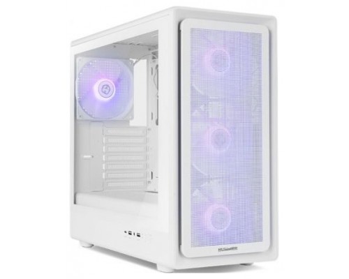 CAJA NOX SEMITORRE HYPERFLOW HUMMER AERO ARGB BLANCA USB 3.0 TYPE C