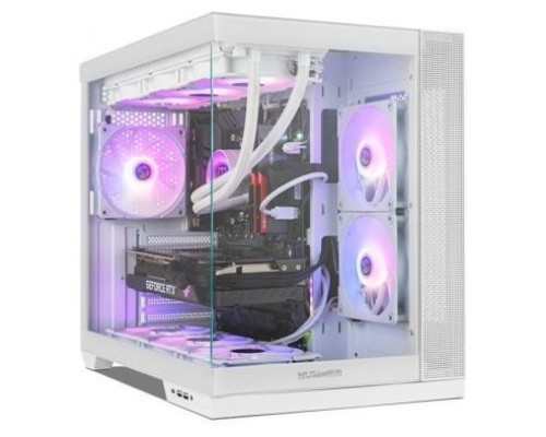 CAJA NOX HUMMER ASTRA NEO SEMITT ATX CRISTAL FRAMELESS BLANCO