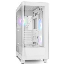 CAJA NOX HUMMER ETHER ATX SEMITORRE CRISTAL CURVO BLANCO