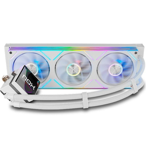 NOX Hummer M-360 LCD|Kit RL Magn&Atilde;&copy;tico ARGB Blanco